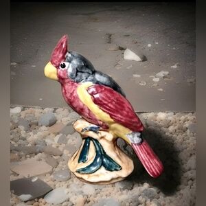 Vintage Stangl Pottery Bird Gray Cardinal #3596 1941-1946 Trenton New Jersey USA